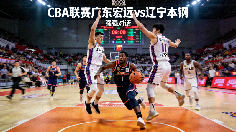 CBA联赛广东宏远对阵辽宁本钢的强强对话